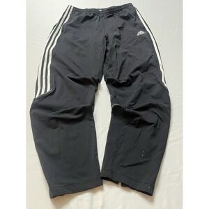 Men's VTG Adidas Climate Baggy Y2K Striped Sweatpants L